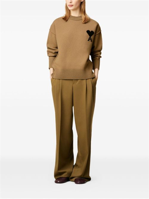 Wool Crewneck Sweater AMI PARIS | UKS838018288